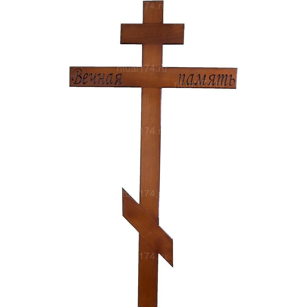Крест на могилу деревянный №15 лиственница