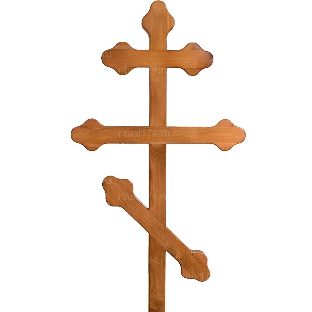 Крест на могилу деревянный №16 лиственница