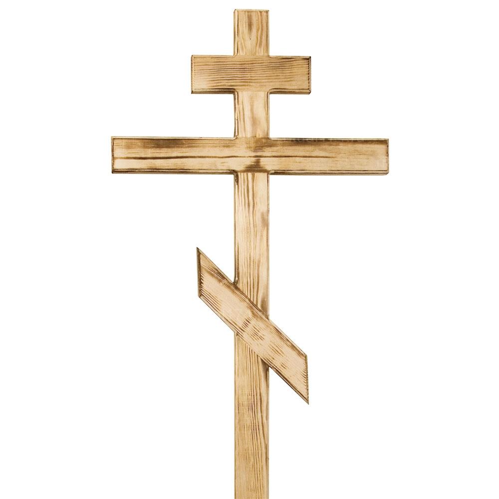 Крест на могилу деревянный №1 сосна