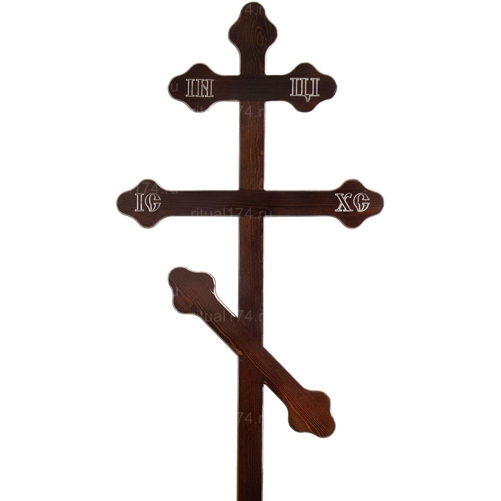 Крест на могилу деревянный №11 сосна