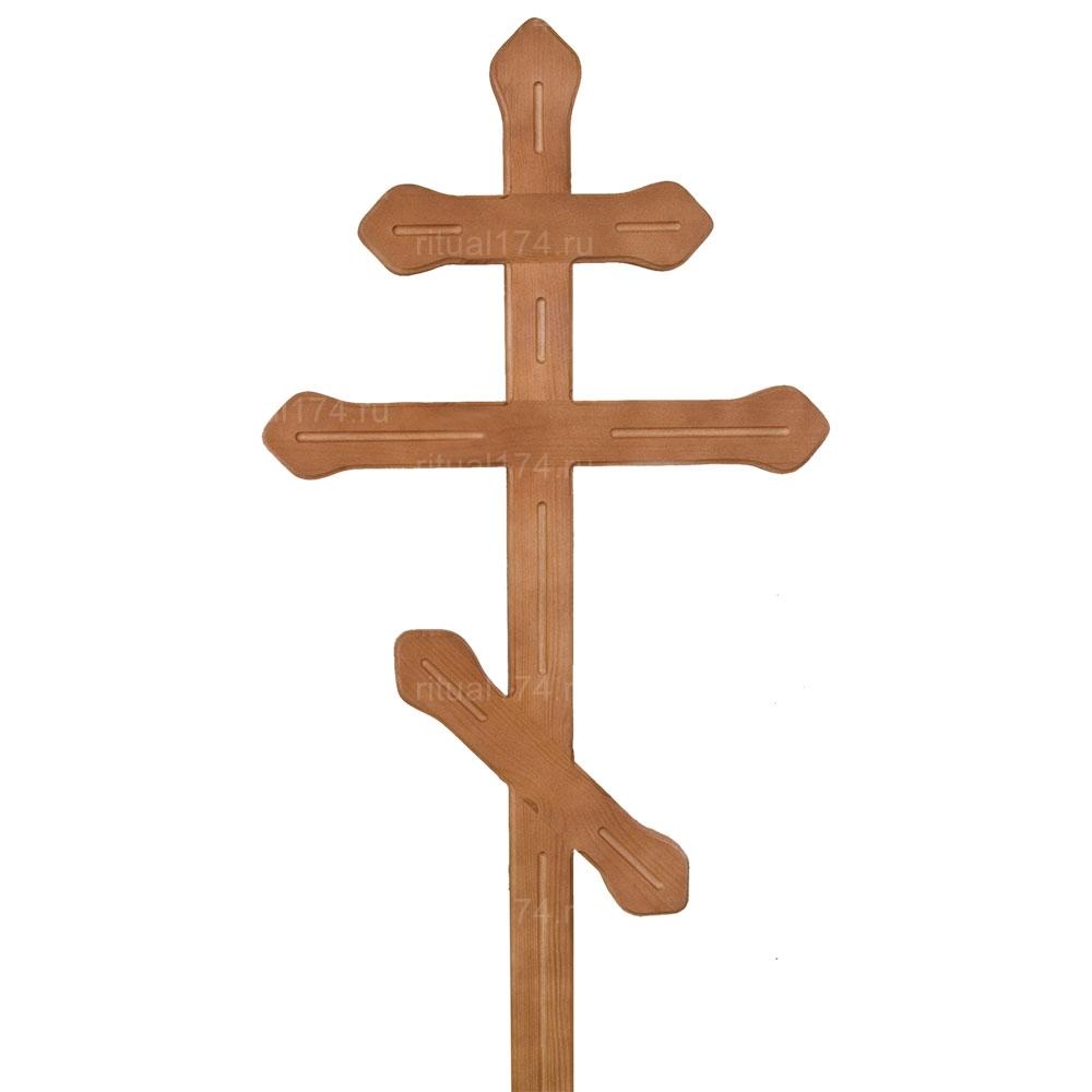 Крест на могилу деревянный №2 сосна