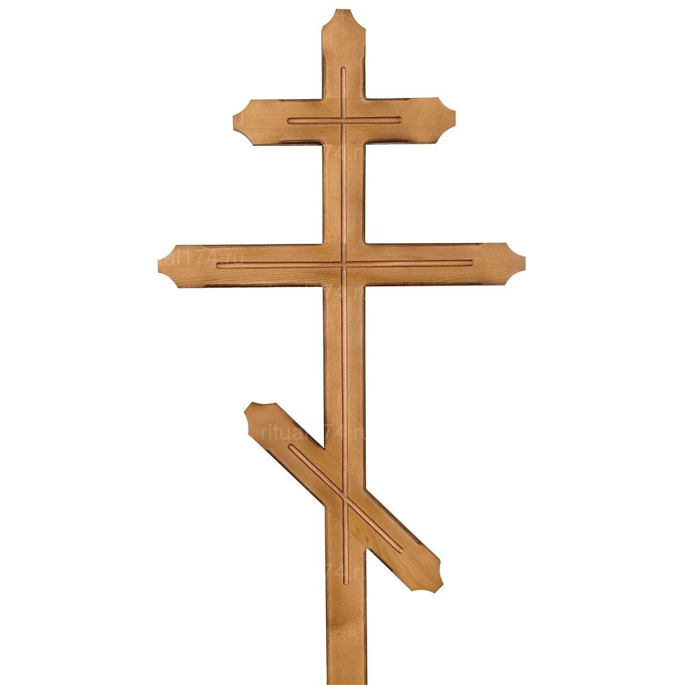 Крест на могилу деревянный №3 сосна