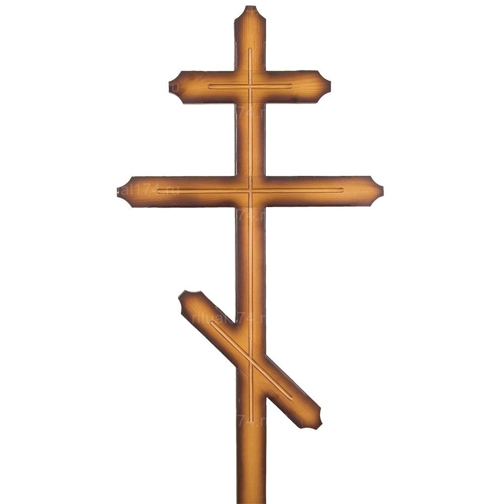Крест на могилу деревянный №4 сосна