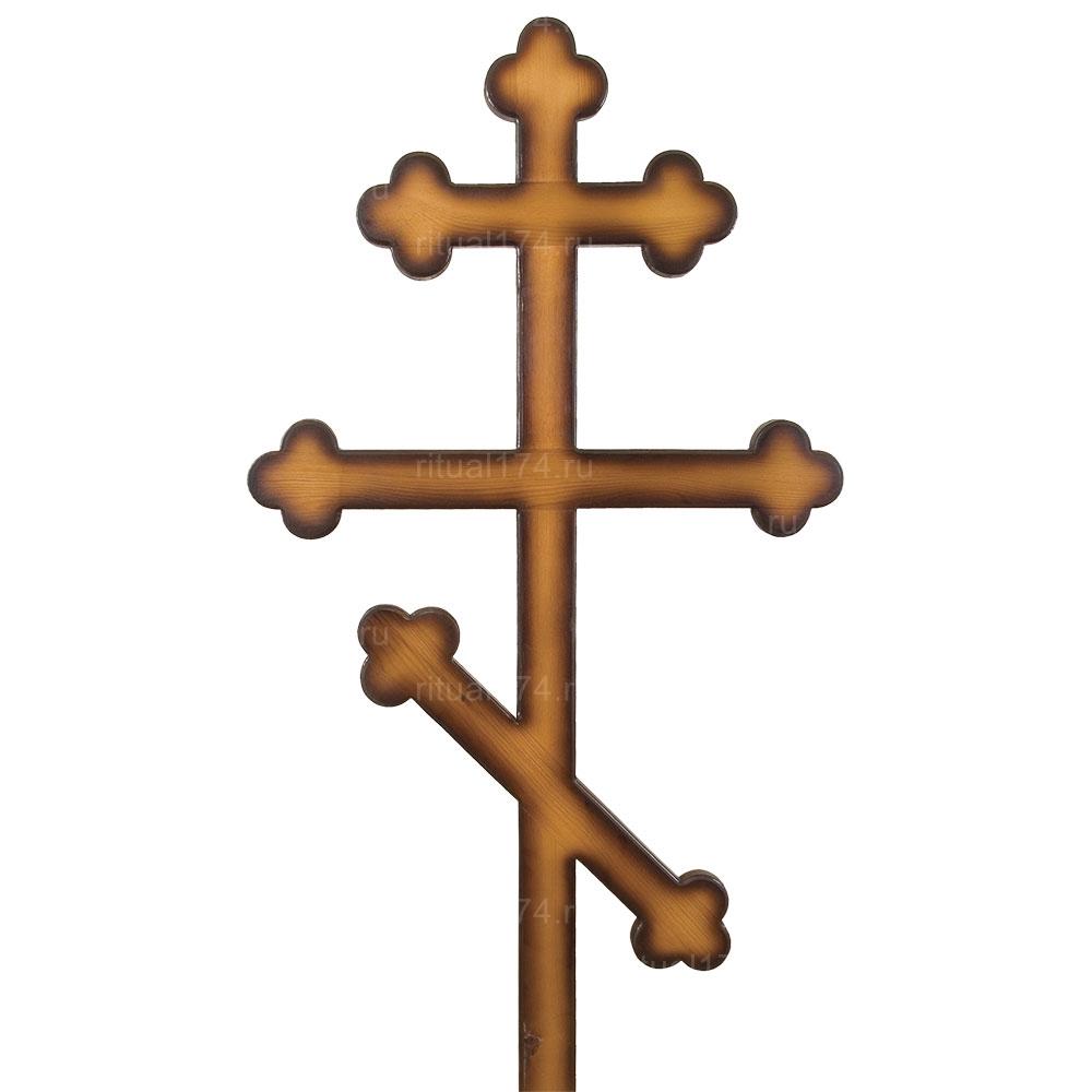 Крест на могилу деревянный №6 сосна
