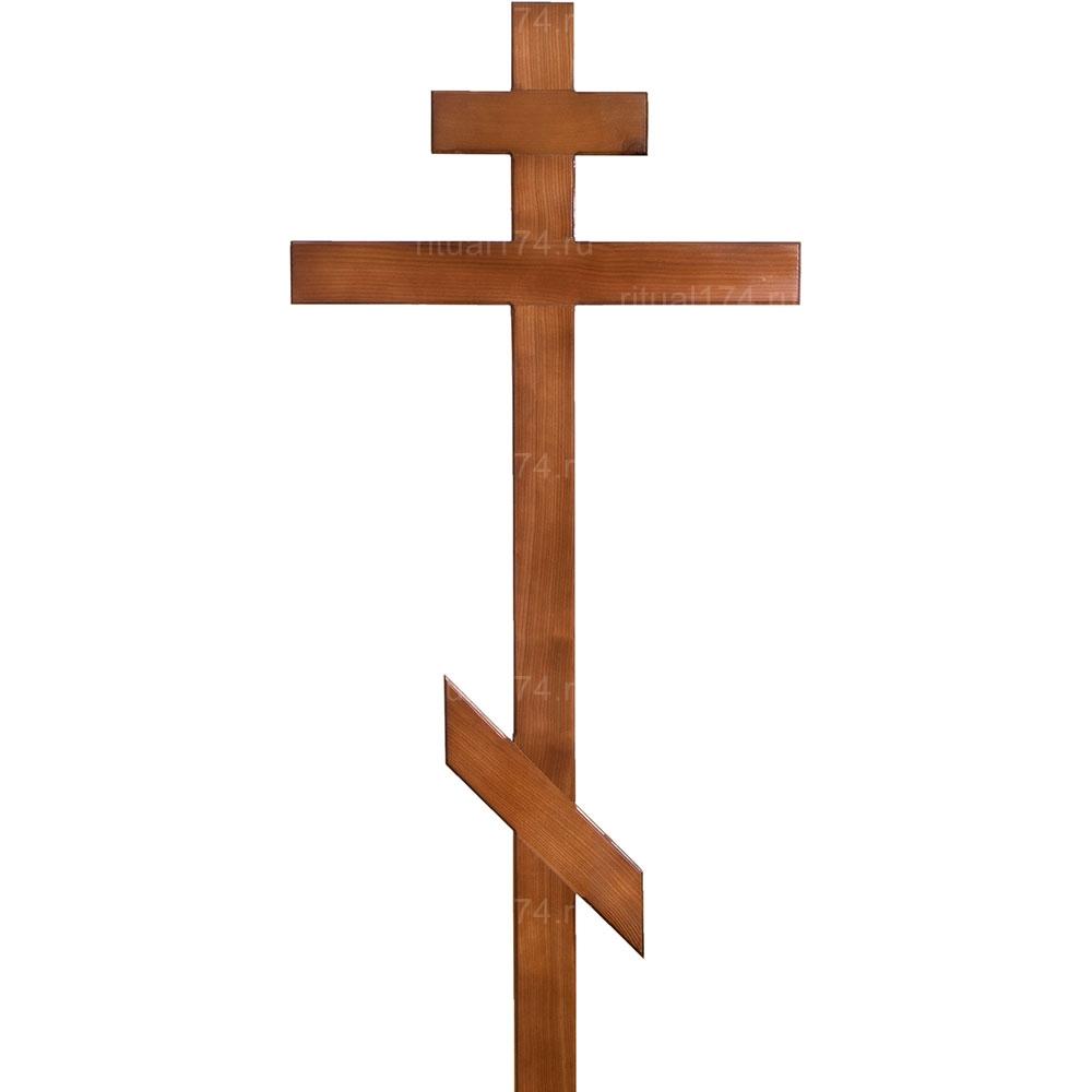 Крест на могилу деревянный №9 сосна